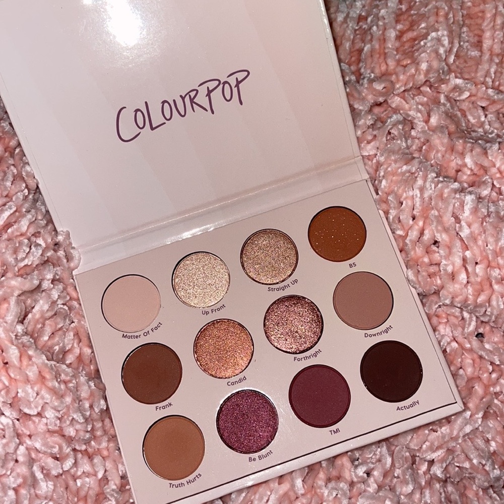 Give it to me straight colourpop eye palette